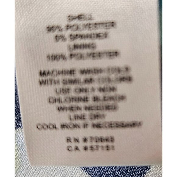 Jessica H. Woman Size 10 Floral Midi Dress Ruched Waist Sleeveless Colorful - Picture 5 of 6